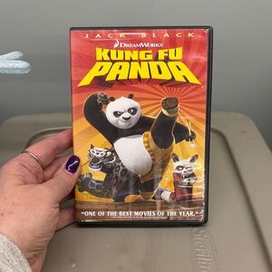 Dreamworks Kung Fu Panda DVD with Red and Yellow Cover